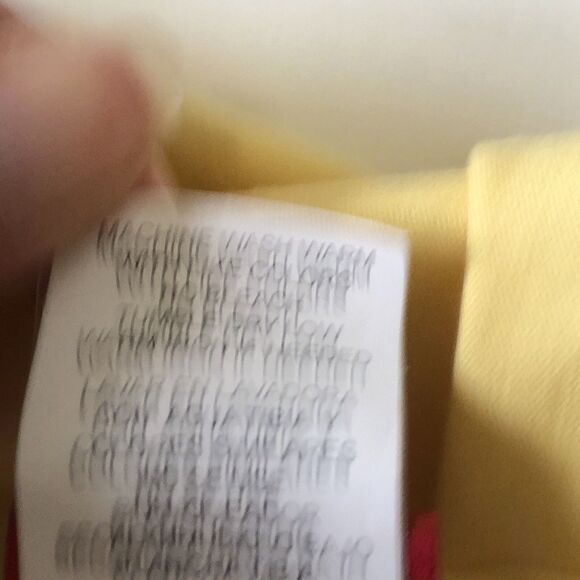 Dickies Women’s Yellow Scrub Top Embroidered Philippine Islands Pockets Size XS - Picture 12 of 13